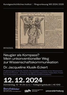 Ringvorlesung Plakat Dr. Klusik-Eckert